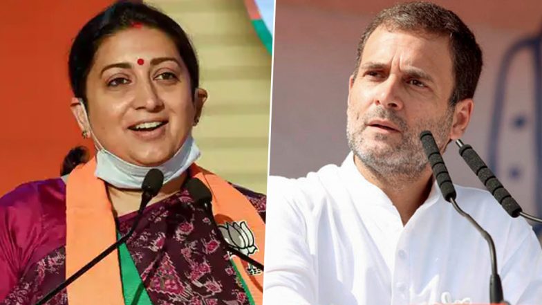 Smriti Irani Statement: मी राहुल गांधींबद्दल जे काही बोलली ती देशाची भावना, केंद्रीय मंत्री स्मृती इराणींचे वक्तव्य