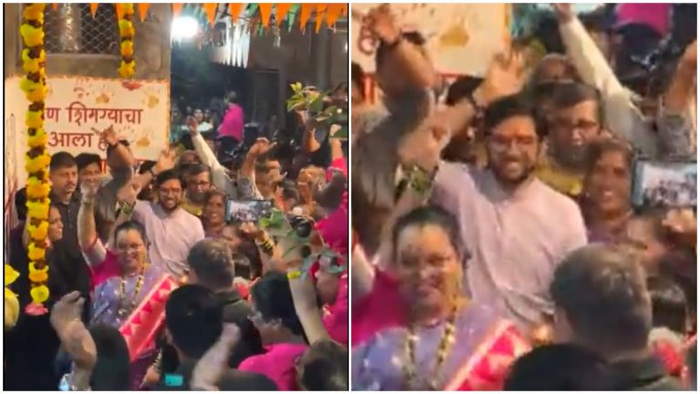 Aaditya Thackeray Dances Video: आदित्य ठाकरे यांचा मुंबईतील वरळी येथे कोळी बांधवांसोबत डान्स (पाहा व्हिडिओ)