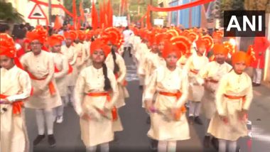 Gudi Padwa celebrations Nagpur Video: नागपूर येथे गुढीपाडवा निमित्त जोरदार उत्साह, तरुणाईचे लेझीम नृत्य