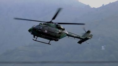 ALH Dhruv Helicopter Crash: जम्मू-काश्मीरच्या किश्तवाडमध्ये भारतीय लष्कराचे हेलिकॉप्टर कोसळले; पायलट सुखरुप