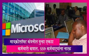 Microsoft Layoff: मायक्रोसॉफ्ट कंपनीत  559 कर्मचाऱ्यांना नारळ, अनेक ज्येष्ठ आणि नवोदीत कर्मचाऱ्यांचा समावेश