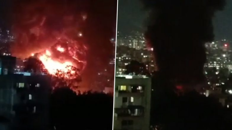 Pune Fire: पुणे शहरातील धायरीत फॅक्टरी मध्ये भीषण आग; 7 फायर टेंडर्स घटनास्थळी दाखल  (Watch Video)