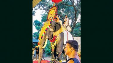 Robotic Elephant In Kerala Temple: केरळात आता रोबोटिक हत्ती करणार धार्मिक विधी