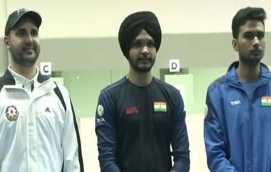 Shooting World Cup: नेमबाजी विश्वचषकात सरबज्योत सिंगने पुरुषांच्या एअर पिस्तूल प्रकारात जिंकले सुवर्णपदक