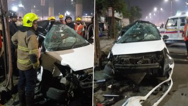 Thane Road Accident: घोडबंदर रोडवर भरधाव वेगात आलेल्या कार आदळली इलेक्ट्रिक पोल वर; 22 वर्षीय तरूणाचा मृत्यू अन्य 1 जखमी