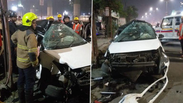 Thane Road Accident: घोडबंदर रोडवर भरधाव वेगात आलेल्या कार आदळली इलेक्ट्रिक पोल वर; 22 वर्षीय तरूणाचा मृत्यू अन्य 1 जखमी