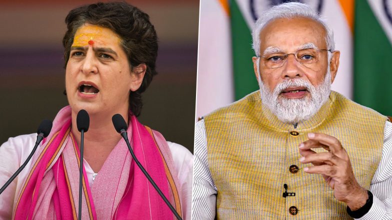 Priyanka Gandhi On PM Modi: प्रियंका गांधी यांनी 'सुसाइड नोट' विनोदावरून पंतप्रधान मोदींवर केली टीका, पहा व्हिडिओ