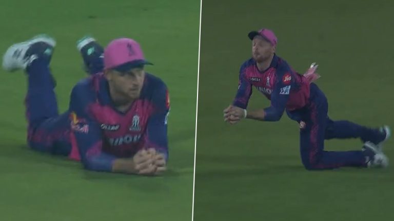 Jos Buttler ने हवेत उडी मारून पकडला प्रभसिमरनचा शानदार झेल (Watch Video)