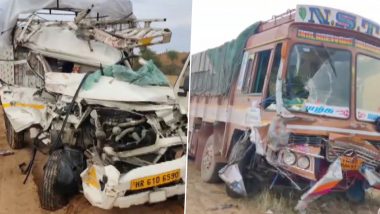 Rajasthan Road Accident: राजस्थानमध्ये ट्रक आणि पिकअपच्या धडकेत 5 जणांचा मृत्यू