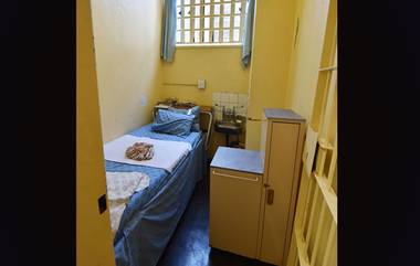 Man Rents Jail Cell: ऐकावं ते नवलचं! भाड्याने घर न मिळाल्याने व्यक्तीने कारागृहात घेतली भाड्याने खोली; पाहा फोटो