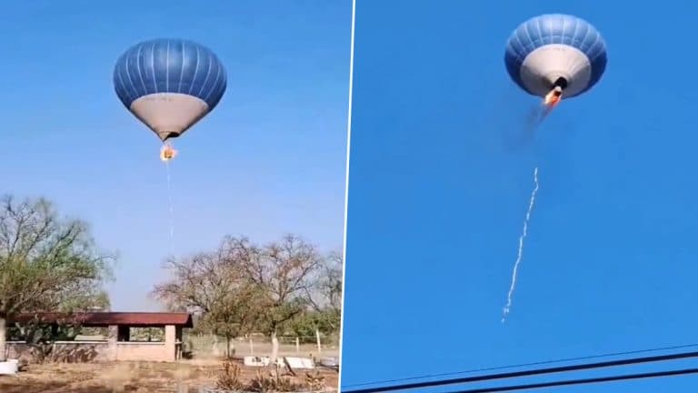 Mexico: आकाशात हॉट एअर बलूनला आग लागल्याने 2 जणांचा मृत्यू, एक मुलगा गंभीर जखमी