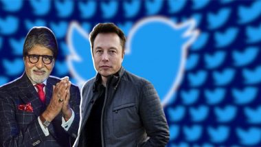 Amitabh Bachchan On  Elon Musk: ट्विटर 'ब्लू टिक' परत मिळताच अमिताभ बच्चन यांनी मानले एलन मस्क आभार; म्हणाले 'Tu cheez badi hai Musk Musk'