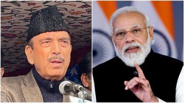 Ghulam Nabi Azad Becomes Modi Fan: पंतप्रधान नरेंद्र मोदी उदार असल्याचा असल्याचा गुलाम नबी आजाद याना साक्षात्कार; तोंडभरुन कौतुक