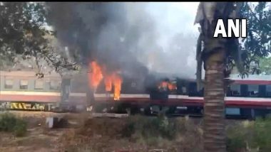 Ratlam DEMU Train Fire: रतलाम-इंदौर डेमू ट्रेनला आग, दोन डबे जळून खाक; प्रवासी थोडक्या बचावले (Watch Video)