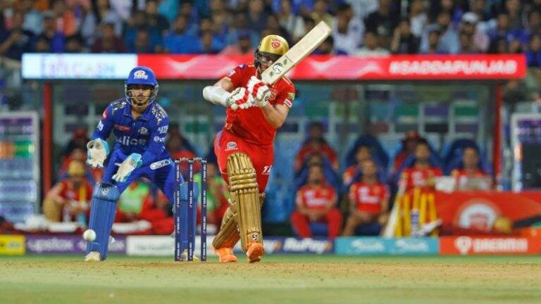 MI vs PBKS, IPL 2023 Match 31 Live Score Update: पंजाबने मुंबईला दिले 215 धावांचे लक्ष्य, शेवटच्या पाच षटकात 96 धावा, सॅम-हरप्रीतचे तुफान