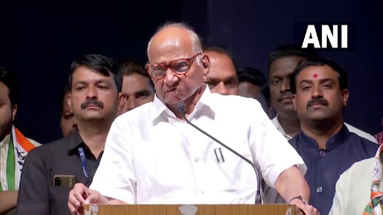 Sharad Pawar: ईडीची नोटीस आली, आम्ही घाबरलो नाही, काहींनी भूमिका बदलली: शरद पवार
