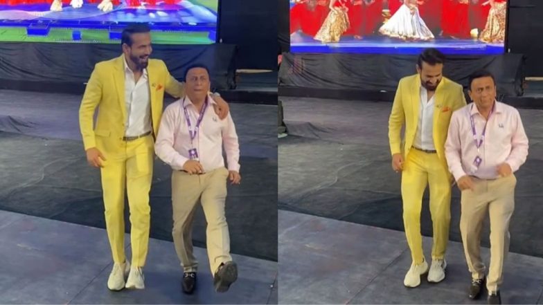 Sunil Gavaskar आणि Irfan Pathan यांनी 'नाटू-नाटू'वर केला जबरदस्त डान्स, व्हिडिओ झाला व्हायरल
