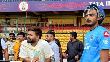 RCB vs DC Match, IPL 2023: आरसीबीविरुद्धच्या सामन्यापूर्वी ऋषभ पंतने दिल्ली कॅपिटल्स संघाची बेंगळुरूमध्ये घेतली भेट, पहा फोटो