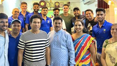MI vs SRH, IPL 2023: हैद्राबाद येथील टिळक वर्माच्या घरी जेवणासाठी पोहोचले मुंबई इंडियन्सचे खेळाडू, फोटो आला समोर