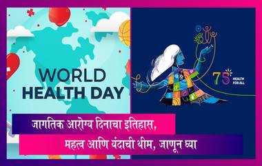 World Health Day 2023: जागतिक आरोग्य दिनाचा इतिहास, महत्व आणि यंदाची थीम, जाणून घ्या