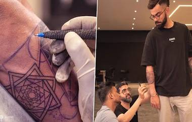 Virat Kohli New Tattoo Meaning: विराट कोहलीने काढला नवा टॅटू, पहा फोटो