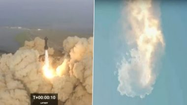 इलॉन मस्कचे SpaceX स्टारशिप लाँच झाल्यानंतर झाला स्फोट