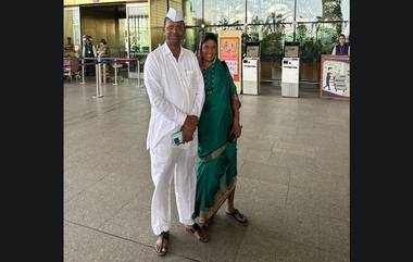 Narhari Zirwal Viral Photo From Airport: अस्सल मराठमोळ्या वेशात  मिस्टर आणि मिसेस झिरवळ जपान दौर्‍यावर रवाना; एअरपोर्ट वरील फोटोची सोशल मीडीयात चर्चा (View Pic)