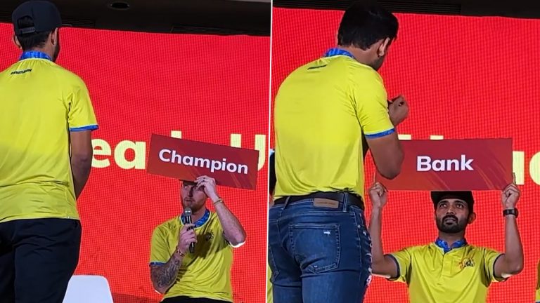 CSK Players Playing Damsharas: चेन्नई सुपर किंग्जच्या खेळाडूंची मस्ती, दमशारा खेळताना बेन स्टोक्सचे उत्तर ऐकून तुम्हालाही हसू आवरता येणार नाही (Watch Video)