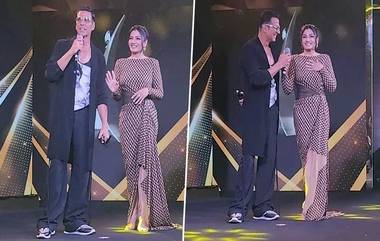 Akshay Kumar-Raveena Tandon Video: ब्रेकअपनंतर तब्बल 22 वर्षांनी एकत्र दिसले अक्षय कुमार आणि रवीना टंडन, पहा व्हिडिओ