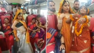 Dance In Vande Bharat Express: वंदे भारत ट्रेनमध्ये प्रादेशिक नृत्य, डेहराडून - दिल्ली प्रवासादरम्यान तरुणीने जिंकली प्रवाशांची मने (Watch Video)