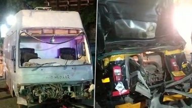 Pune Accident: कोंढव्यात व्हॅनिटी व्हॅनचे ब्रेक निकामी होऊन भीषण अपघात, 2 जणांचा मृत्यू आणि 5 जण जखमी