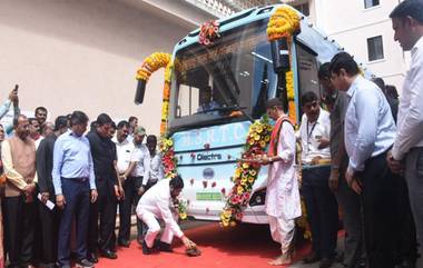 E-Shivneri Bus: आता मुंबई-ठाणे-पुणे मार्गावर धावणार 100 इलेक्ट्रिक बसेस; CM Eknath Shinde यांच्या हस्ते झाला शुभारंभ