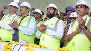 Mumbai Coastal Road Project: गिरगाव चौपाटी ते प्रियदर्शनी पार्क मार्गावरील दुसऱ्या बोगद्याचे खनन काम पूर्ण; कार्यक्रमाला CM Eknath Shinde आणि DCM Devendra Fadnavis यांची उपस्थिती (Watch)