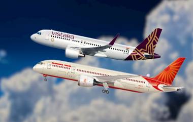 Air India- Vistara Partnership: एअर इंडिया आणि विस्तारा यांच्यात भागीदारी; भारतातील दोन महत्त्वाच्या विमान कंपन्या करणार सोबत काम