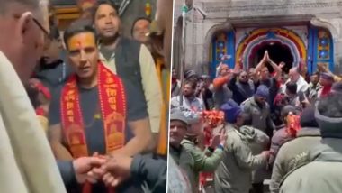 Akshay Kumar visited Baba Kedarnath Temple: अभिनेता अक्षय कुमार ने घेतलं केदारनाथ मंदिर मध्ये दर्शन ( Watch Video)