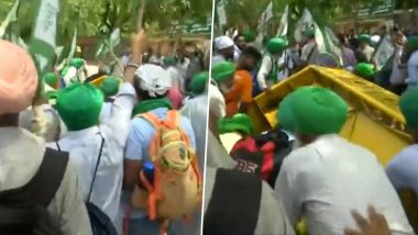 Wrestlers Protest at Jantar Mantar: कुस्तीपटूंना आता Bharatiya Kisan Union ची साथ; बॅरिकेट्स तोडत आंदोलनात सहभागी (Watch Video)