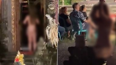 Woman Stripped Naked in Temple: बालीमध्ये परदेशी महिलेने नग्न होऊन केला हिंदू मंदिरात प्रवेश; व्हिडीओ व्हायरल, पोलिसांनी घेतले ताब्यात