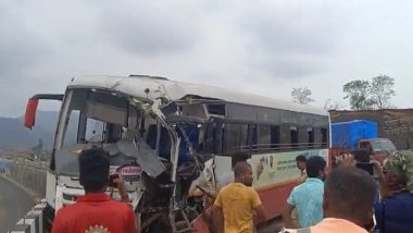 Mumbai-Goa highway Accident: एसटी बस आणि डंपर यांच्यात अपघात, 18 प्रवासी जखमी