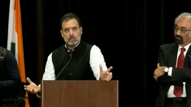 Rahul Gandhi Heckled by Khalistanis in US: राहुल गांधी यांच्या कार्यक्रमात खलिस्तान समर्थकांचा गोंधळ (Watch Video)