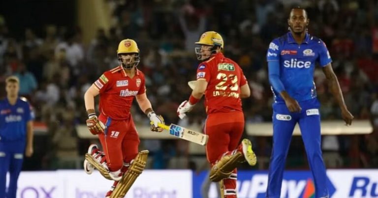 PBKS vs MI, IPL 2023 Live Score Update: पंजाब किंग्जने मुंबईला दिले 215 धावांचे लक्ष्य, लिव्हिंगस्टोन आणि जितेशची झंझावाती खेळी