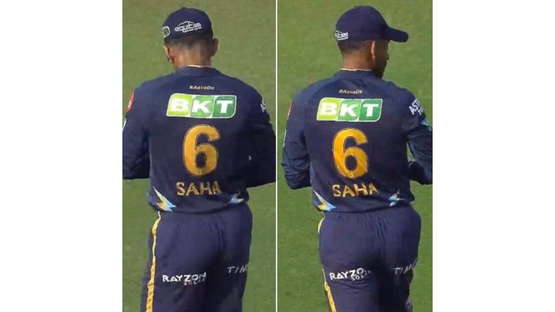 GT vs LSG मॅचमध्ये दिसला मजेशीर दृश्य, Wriddhiman Saha ने घातली उलटी पँट  – पहा व्हिडिओ