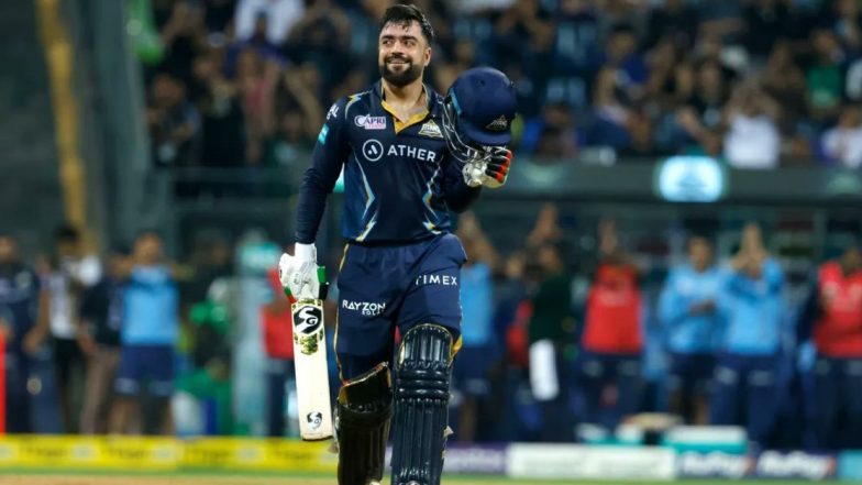 Rashid Khan Hits 10 Sixes: करामति राशिद खानने 21 चेंडूत झळकावले अर्धशतक, ठोकले 10 मोठे षटकार; पहा व्हिडिओ