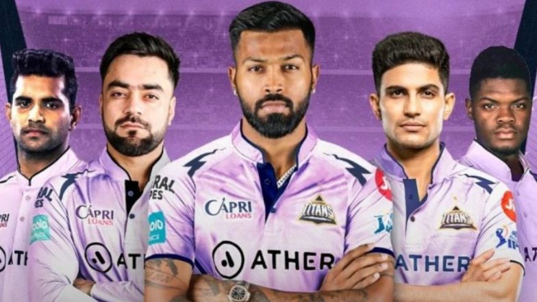 Gujarat Titans Jersey: कॅन्सरविरुद्ध जनजागृती करण्यासाठी गुजरात टायटन्सने लाँच केली खास जर्सी, पहा फोटो