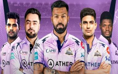 Gujarat Titans Jersey: कॅन्सरविरुद्ध जनजागृती करण्यासाठी गुजरात टायटन्सने लाँच केली खास जर्सी, पहा फोटो