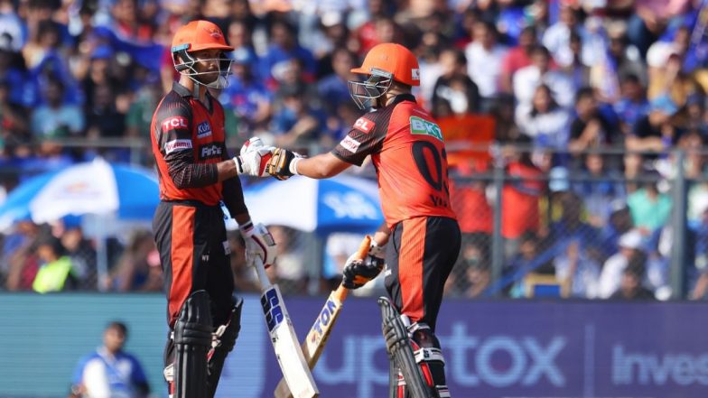SRH vs MI Live Score Updates: हैदराबादचे मुंबईसमोर 201 धावांचे लक्ष्य, मयंक-विव्रतचे अर्धशतक