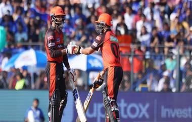 SRH vs MI Live Score Updates: हैदराबादचे मुंबईसमोर 201 धावांचे लक्ष्य, मयंक-विव्रतचे अर्धशतक