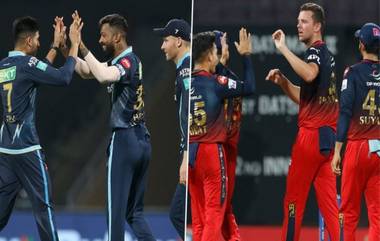 RCB vs GT Toss Update: गुजरात टायटन्सने आरसीबीविरुद्ध नाणेफेक जिंकून प्रथम गोलंदाजी करण्याचा घेतला निर्णय