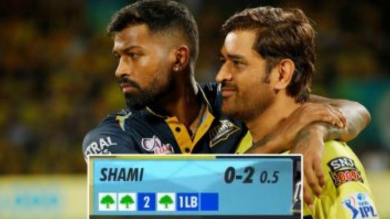 CSK vs GT Qualifier 1: मॅचमध्ये डॉट बॉलऐवजी ट्री इमोजी का दिसत आहेत? जाणून घ्या याचे कारण