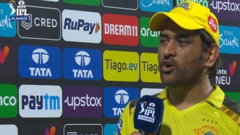 MS Dhoni Retirement: फायनलमध्ये प्रवेश केल्यानंतर एमएस धोनीने आयपीएलच्या भवितव्याबद्दल दिला मोठा इशारा (Watch Video)