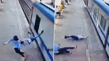 Mumbai: मालाड स्टेशनवर प्लॅटफॉर्मच्या काठावर जेवणाचा डबा धुत असताना एसी लोकलने धडक दिल्याने 17 वर्षीय तरुणाचा जागीच मृत्यू, Watch Video
